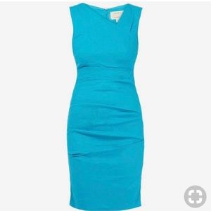 Nicole Miller Bodycon Cocktail Dress teal/blue